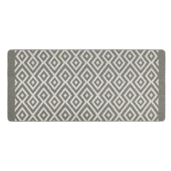 Tapis Cuisine Gris Clair Losanges