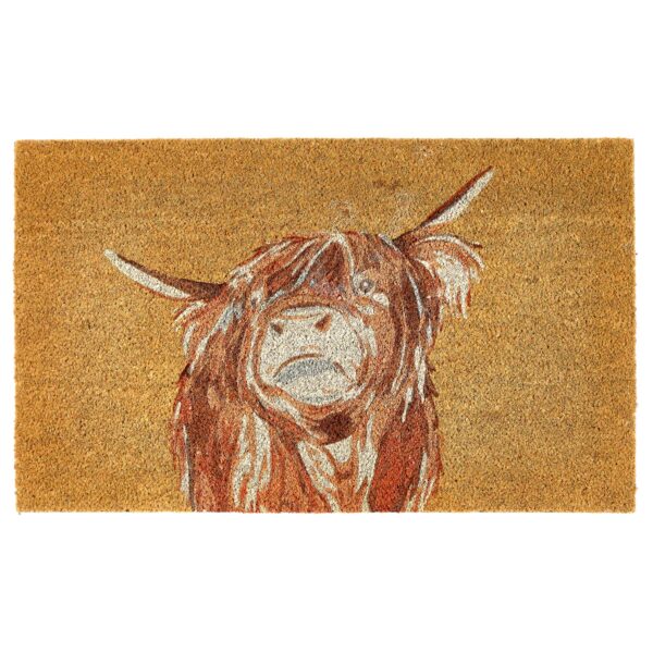 Tapis Coco Vache Ecossaise
