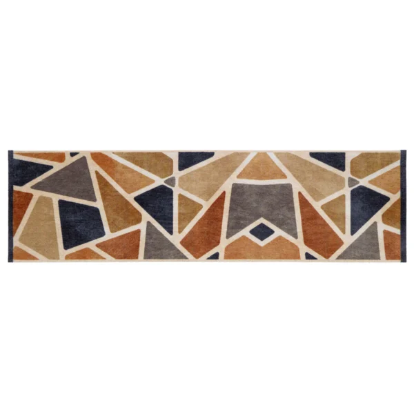 Tapis de Cuisine Devant Evier Lavable Cubiste