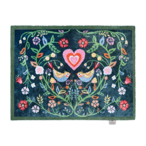 Tapis d’Entrée Absorbant Intérieur Original Love Birds