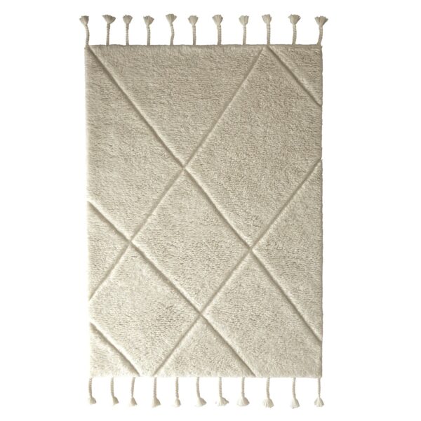 Tapis Berbère Beige Sculpté