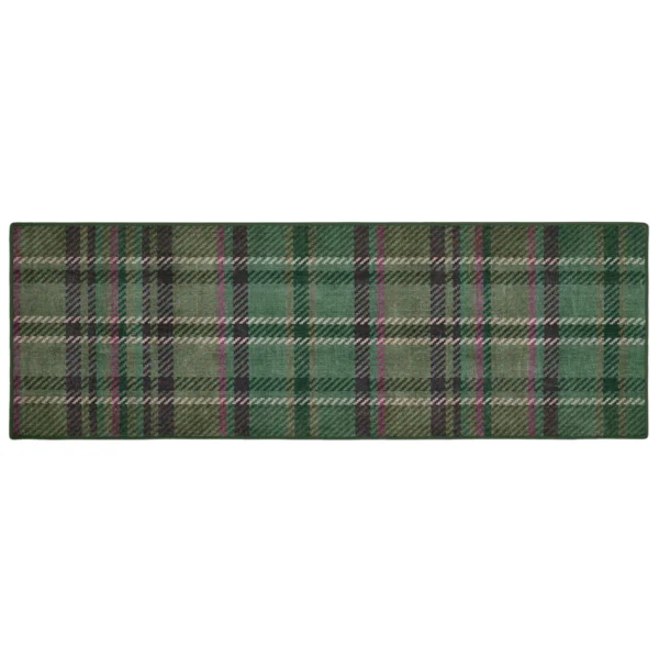 Tapis De Couloir Plaid Emeraude