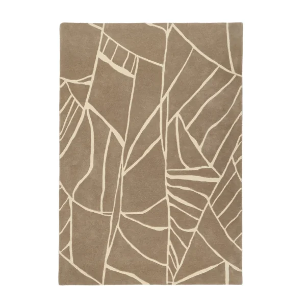 Tapis Moderniste Kintsugi Marron