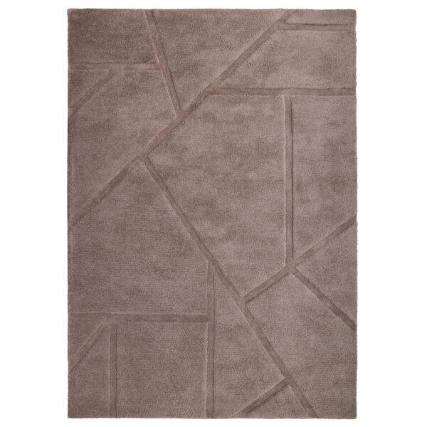Tapis Marron Stack Moderniste