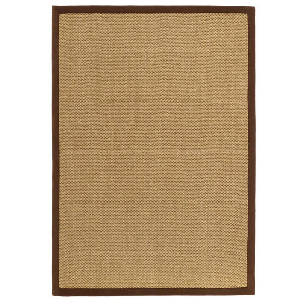 Tapis Naturel en Sisal Origin Bord Marron