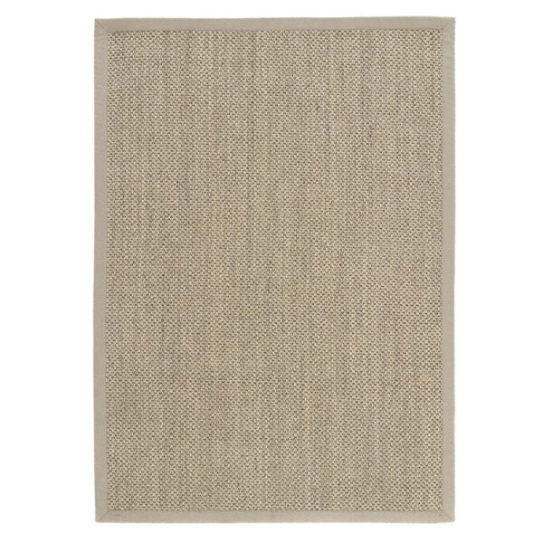 Tapis Naturel en Sisal Origin Bord Gris Clair