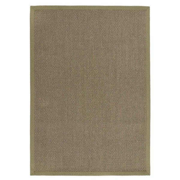Tapis Naturel en Sisal Origin Bord Vert