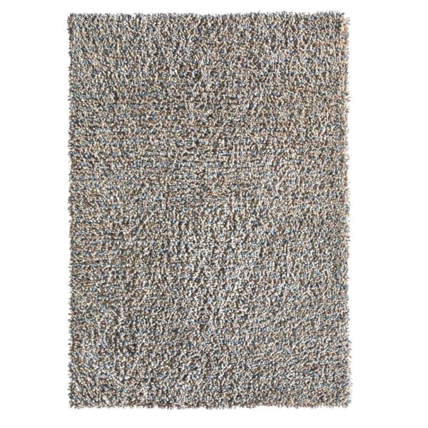 Tapis Shaggy en laine Rocks Beige Pastel