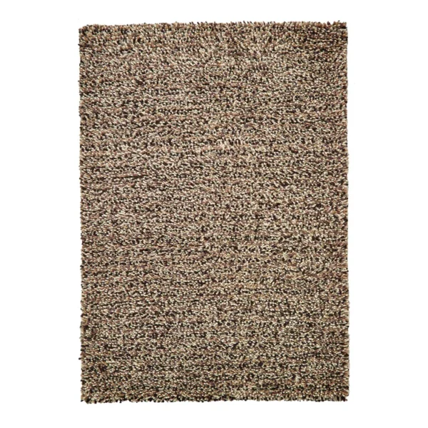 Tapis Marron beige Rocks Shaggy Moderniste