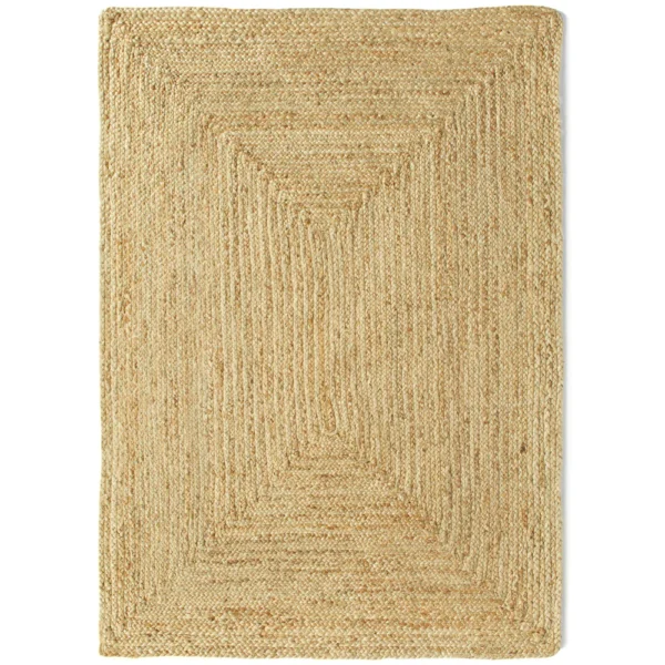 Tapis Rectangulaire en Jute Artisanal