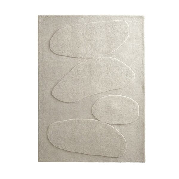 Tapis Scandinave Galets Beige