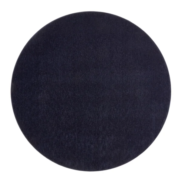 Tapis Bleu Rond Sense
