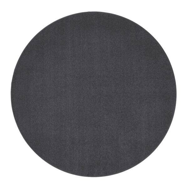 Tapis Lavable Rond Sense Noir