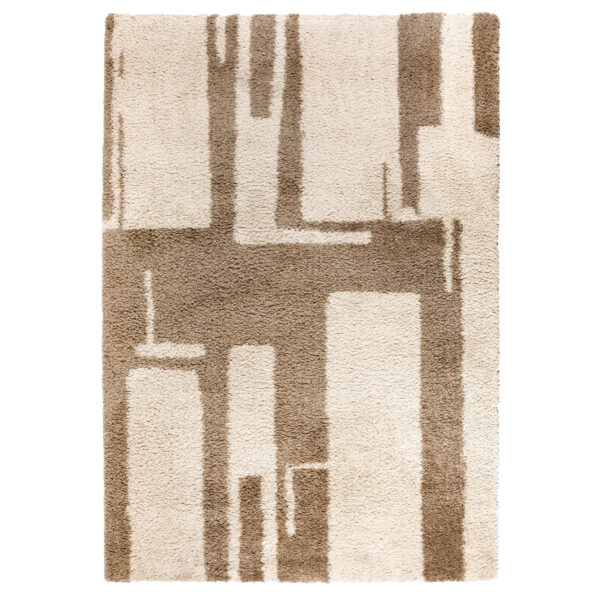 Tapis Moderniste Nesma Marron