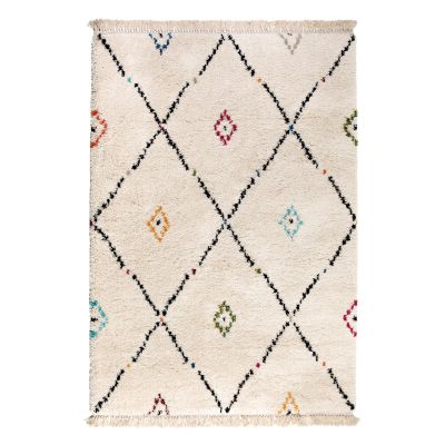 Tapis Berbère Beige Elias Multicolor