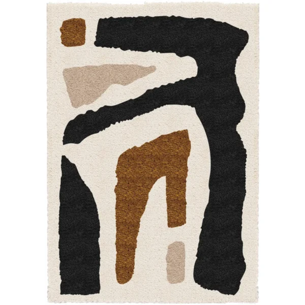 Tapis Moderniste Andra Marron