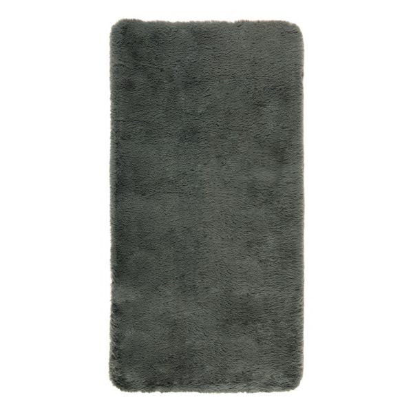 Tapis Fourrure Descente de lit Eddy Vert 70x140