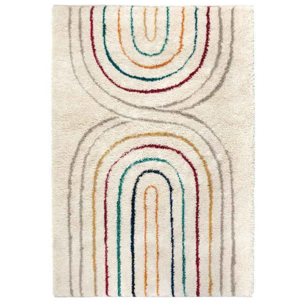 Tapis Chambre Géo Zach Coloré