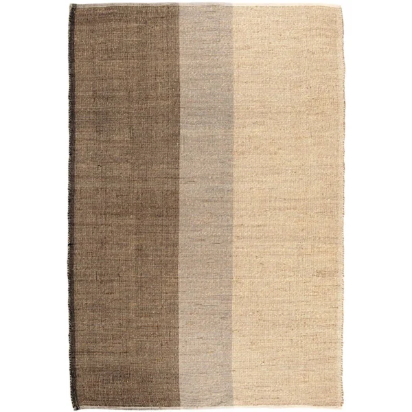 Tapis Marron Beige Jonc de Mer Karan 200x300