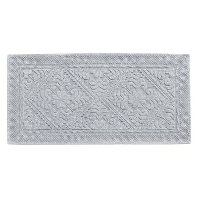 Grand Tapis de Bain Perle 54×110cm Lot de 2 Pièces