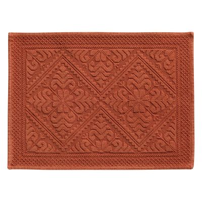 Tapis de Bain Terracotta 54×64cm Lot de 2 Pièces